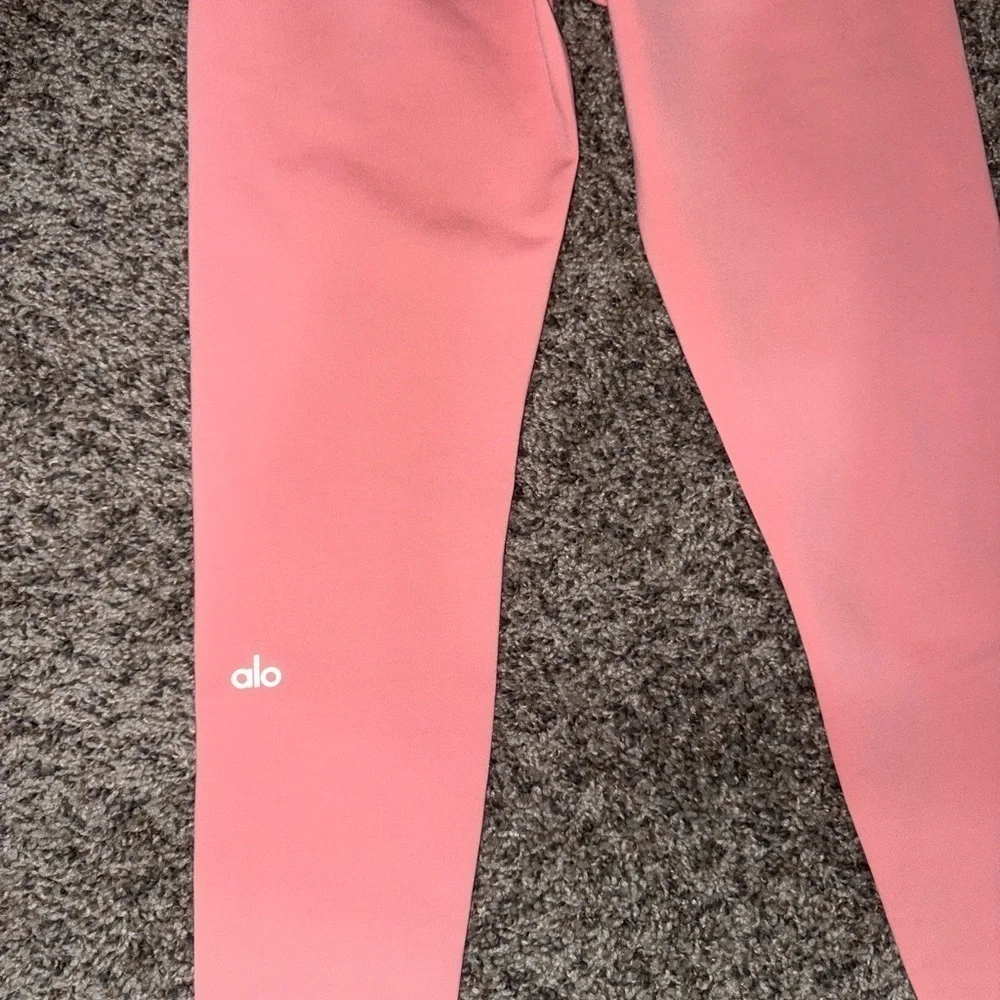 Alo 7/8 High-Waist Airbrush Legging - Strawberry Lemonade size small